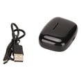 thumbnail image 1 of Auriculares Smart Touch Bluetooth 5.1, auriculares inalámbricos HiFi portátiles de baja pérdida con señal fuerte para exteriores, color negro, 1 of 5
