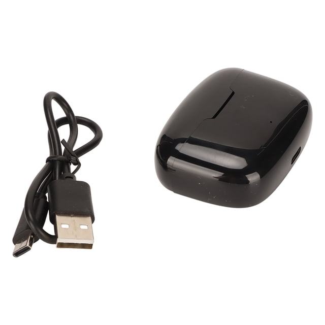 Auriculares Smart Touch Bluetooth 5.1, auriculares inalámbricos HiFi portátiles de baja pérdida con señal fuerte para exteriores, color negro