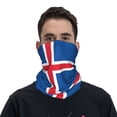 thumbnail image 7 of Neck Gaiter Face Mask Men Women Flag Of Iceland Seamless Bandana Face Cover Scarf Mask Balaclava Headband, 7 of 7