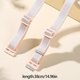 thumbnail image 3 of 2Pairs Bra Straps,Anti-Slip Bra Straps Replacement Elastic Removable Bra Shoulder Straps for Strapless Bra,Ballet Dance color, 3 of 4