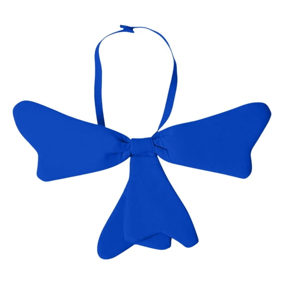 Adjustable Red Neck Bow Prop, Oversized Bow Tie Accessory for Stage Performances, Halloween Costumes, and Themed Parties