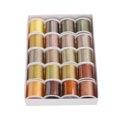 thumbnail image 2 of Fil de Perles, 20 Pcs 3 Brins Fil Polyester Applications Larges Polyester Brillant pour Fabrication DIY, 2 of 8