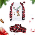 thumbnail image 4 of Pijamas Navideños Para La Familia Conjuntos A Juego Trajes Trajes Patchwork Plaid Impreso Homewear Cuello Redondo Manga Larga Conjuntos de Papá de Dos Piezas Odeerbi ODB188607, 4 of 9