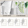 thumbnail image 5 of Spring Leaves Swag Valances for Windows, Kitchen Curtains 36 Inch Length 2 Panels Set, Pastoral Garden Botanical Gray Wooden Short Curtains for Small Windows Rod Pocket Cafe Curtains Drapes 28"x36", 5 of 8