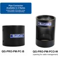 thumbnail image 3 of QualGear QG-PRO-PM-PCO-B Pro-AV Connecteur de Tuyau Fileté de 1,5 Po avec Accessoire de Projecteur d'Ouverture, 3 of 5