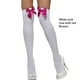 thumbnail image 5 of Sonducket 1 par de medias largas por encima de la rodilla para mujer, calcetines con lazo sexys a la moda, medias decorativas para Cosplay, fiesta, Bar, Disfraces de disfraces Rosa Blanca Tipo 1 Sonducket AP014092-13, 5 of 6