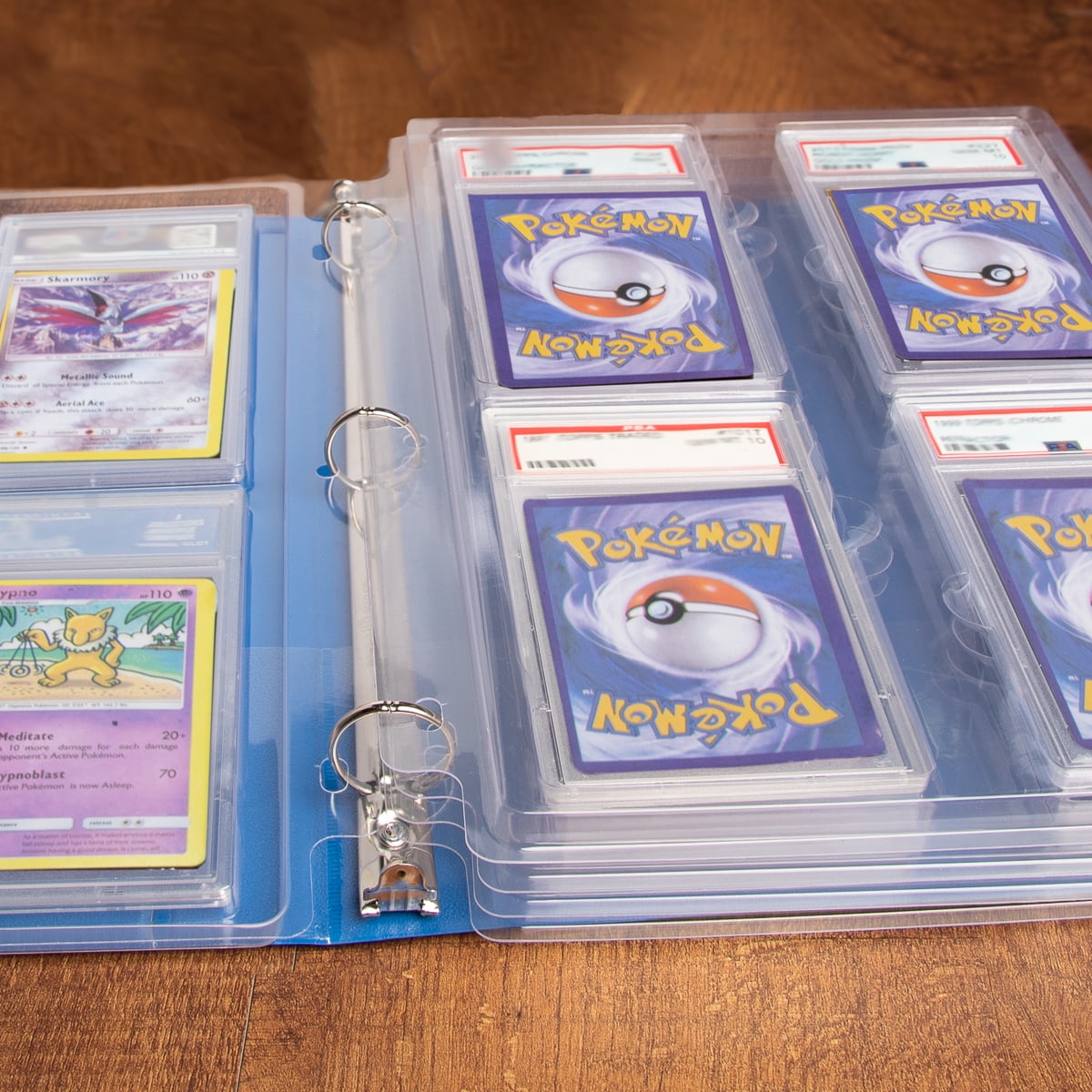 5 Pack Collectible Cards Storage Tray Holder Fits Sports Cards in Slabs