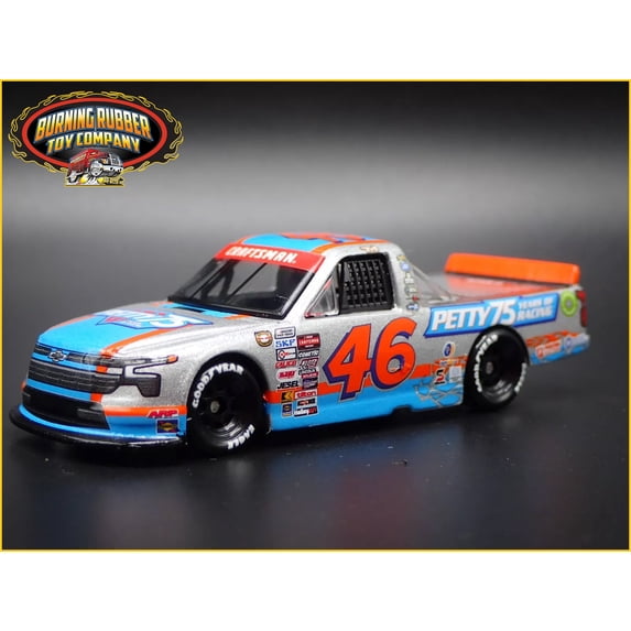 Open Box 2024 CHEVY SILVERADO 46 THAD MOFFITT PETTY 75 YRS NASCAR TRUCK 1:64 DIECAST CAR