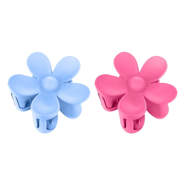 Pinzas para el cabello para mujeres, pinzas para peinar, pinzas para el cabello para niñas, flores grandes, colores brillantes, accesorios para el cabello para niñas.