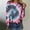 Blue, variant on FamilyThread Women's Casual Long Sleeve Crew Neck Tie Dye Sweatshirt Oversized Soft Fashion Pullover Tops