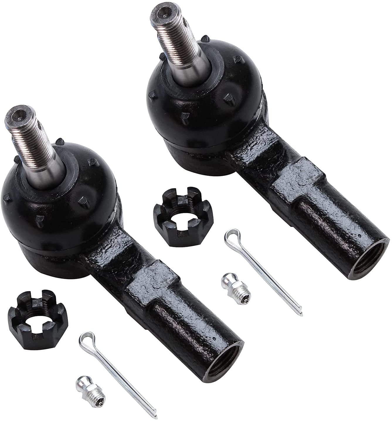 Detroit Axle - Front Lower Control Arms for 1997-2001 Toyota Camry Lexus ES300, 1999-2003 RX300, 2 Lower Control Arms, 2 Outer Tie Rods, 2 Sway Bars Replacement