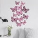 thumbnail image 2 of 12 pegatinas de pared de mariposa hueca con textura de metal 3D. Wmkox8yii fhajkh507, 2 of 6