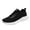 Black, variant on NOKIO Women'S Lace-Up Athletic Footwear Women'S Casual Athletic Shoes Women'S Stylish Gym Sneakers Fashion Summer And Autumn Women Sneakers Flying Woven Mesh Lace Up Solid Color Lightweight Casual
