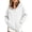 White, variant on Besolor Sweatshirts for Kids Girls Fall Winter Fleece Lined Thermal Warm Long Sleeve Hooded Quarter Zipper Pullover Tops with Pocket(13-14 Years,White)