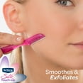 thumbnail image 6 of Schick Hydro Silk Touch-up Multipurpose Exfoliating Face Razor and Eyebrow Shaper with Precision Cover, 9 Ct, 6 of 11