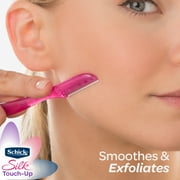 Schick Hydro Silk Touch-up Multipurpose Exfoliating Face Razor and Eyebrow Shaper with Precision Cover, 9 Ct