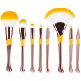 thumbnail image 1 of 8Pcs Professional Makeup Brushes Set Powder Blush Foundation Eyeshadow Make Up Fan Brushes Cosmetic Make Up Brush Kit, 1 of 7