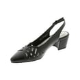 thumbnail image 2 of Easy Street Womens Bizzy Cushioned Footbed Faux Leather Slingbacks, 2 of 3