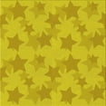 thumbnail image 1 of Ahgly Company Indoor Square Patterned Golden Yellow Area Rugs, 8' Square, 1 of 6