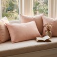 thumbnail image 5 of Unique Bargains Cotton Envelope Closure Pillowcases 2 Pack Wrinkle Resistant Bedding Pink, 5 of 5