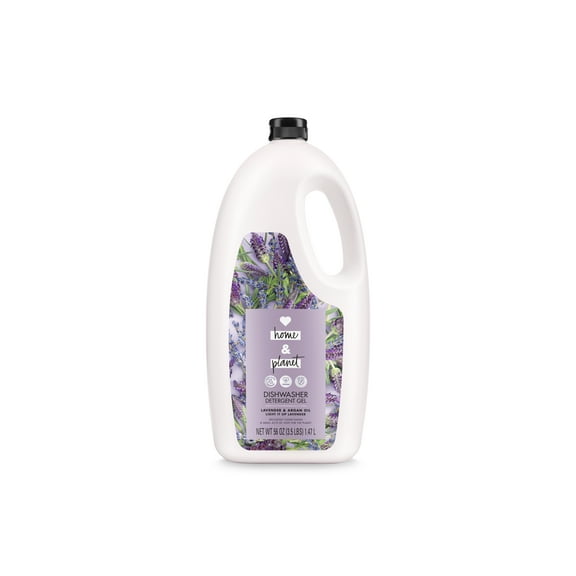Love Home and Planet Dishwasher Detergent Gel Lavender & Argan Oil 56 oz