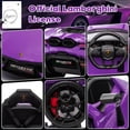 thumbnail image 6 of Towallmark 12V Ride On Car for Kids, Licensed Lamborghini Revuelto Electric Vehicle, Battery Powered Sports Car Toy for Boys & Girls,Kids Christmas Gifts, 6 of 7