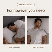 Coop SleepGoods Original Crescent Pillow, King, Neck & Shoulder Support, Medium Firm