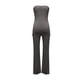 thumbnail image 4 of Body moldeador de moda para mujer, ajustado, de color liso, con rayas y bolsillos, mono moldeador, mono de poliéster para mujer, pantalones y blusa, 4 of 5