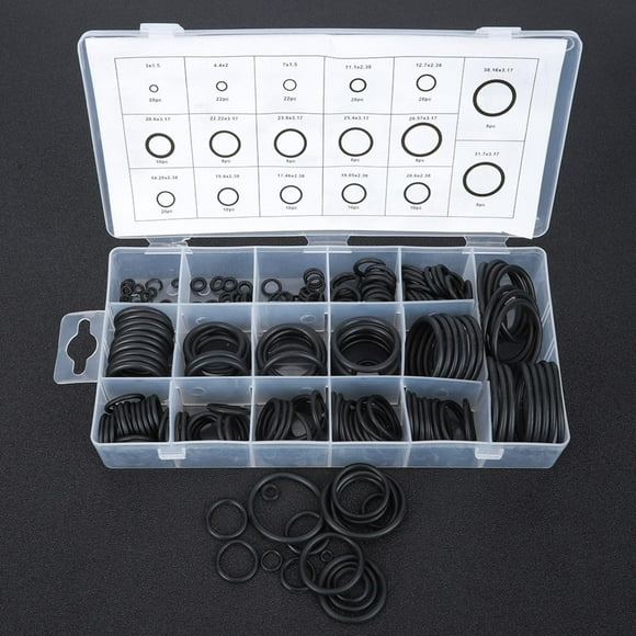 Washer Assortment Kit222Pcs Rubber O Ring O Ring Sealing O Ring Assortment Streamlined Design
