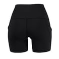 thumbnail image 6 of biudgviw Biker Shorts for Women Stretch Workout Running Shorts High Waisted Breathable Athletic Yoga Shorts with Pockets, 6 of 6