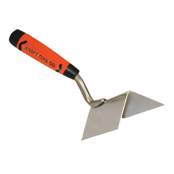 Kraft Tools PL593PF 4"x1-1/2" Stainless Steel Outside Corner Trowel w/ProForm® Handle
