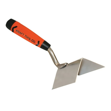 Kraft Tools PL593PF 4 x1-1/2 Stainless Steel Outside Corner Trowel w/ProForm® Handle