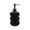 🥝 Black_New#815, variant on Glass Press-TopBottle Refillable Soap Dispenser • Empty Shampoo Body Wash Container • Thickened Glass, Leakproof Pump, Modern Bubble Design