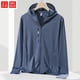 thumbnail image 2 of L-5XL Uniqlo Chamarra De Hombre Airism Protección UV UPF 50 + Malla Manga Larga Sudadera Con Cremallera Completa Chaquetas Al Aire Libre Hombres, 2 of 3