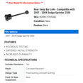thumbnail image 2 of Rear Sway Bar Link - Compatible with 2007 - 2009 Dodge Sprinter 2500 2008, 2 of 2