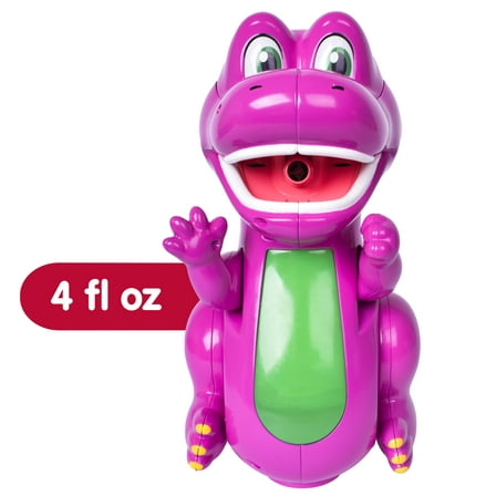 Barney Bump N Go Bubbler, Bubble Blowing Toy, 4 Fluid Ounces, Children Ages 3 