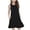 Black, variant on FAIWAD Girls Tank Dress with Pockets Summer Casual Sleeveless Sundress Kids Flowy A-Line Mini Dresses