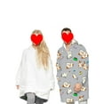 thumbnail image 3 of Fortune Matching Family Wearable Blanket Oversized Hoodies Pullover Christmas Pajama, 3 of 9