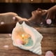 thumbnail image 5 of Vela de cera de soja con gel de concha, decorativa y terapéutica para mujeres, para aliviar el estrés, hecha a mano, con aromaterapia, de cera de abeja natural, para el hogar, ideal para, 5 of 8