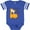 Football Blue and White, variant on Inktastic My Auntie Loves Me Boys or Girls Baby Bodysuit