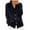 Black, variant on HNMKIU Women's Solid Color V-Neck Long Sleeve Knitted Cardigan with Heart Shaped Button Front Womens Cardigan Sweaters for Casual Wear Beige,L
