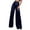 Dark Blue, variant on Women's Casual Pants Fashion Sparkling High Waisted Wide Leg Flared Nightclub Wear Sequined Pants for Ladies