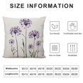 thumbnail image 5 of WERPE  Throw Pillow Covers Dandelion Flower  Decorative Throw Pillow Case Cushion Cover Pillow Slips (Dandelion), 5 of 5