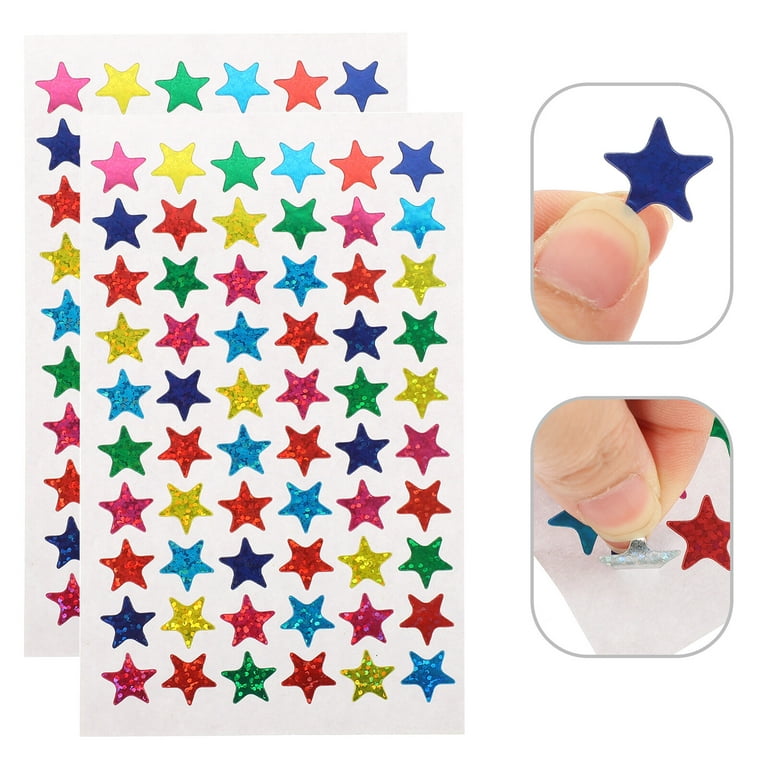 10 Sheets Star Sticker School Kids Rewards Encouragement Craft Diy Toy Gift  Kawaii