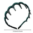 thumbnail image 2 of Retro High Skull Pearl Headband, Vintage High Cranium Hairband with Anti- Teeth, Elegant Beaded Head Band for Women's Fashion & Daily Wear, Fashion Hair Accessories,Navy, 2 of 7