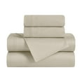 thumbnail image 2 of Superior Egyptian Cotton Deep Pocket 650 TC Sheet Set, Olympic Queen, Ivory, 2 of 9