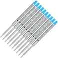 thumbnail image 3 of Lanier Combo Pack - 10 Pack - Monteverde Soft Roll Ballpoint W13 Paste Ink Refill Compatible with most Waterman Style Ballpoint Pens - Turquoise (Medium Tip 0.7mm), 3 of 3