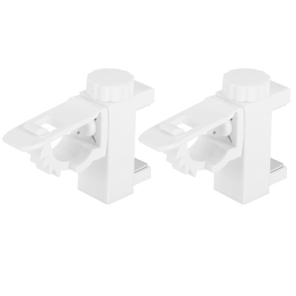 Jadeshay Pince de Tringle à Rideau, capacité de Charge 1KG-2KG Support de Tringle à Rideau Pince de Fixation de Barre transversale Pince de Fixation