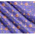thumbnail image 3 of Soimoi Cotton Voile Fabric Leaves & Camellias Floral Printed Fabric 1 Yard 42 Inch Wide, 3 of 7