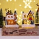 thumbnail image 4 of Cabaña navideña luminosa con luces LED, cuento de Navidad, casas de pueblo, adornos para festivales, ambientes navideños, accesorios de decoración, 4 of 5